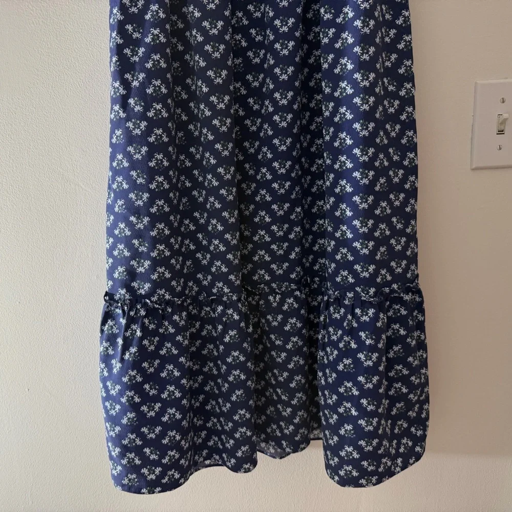 Hill House Home the Louisa Nap Dress in Navy Blue Posey Ditzy Floral Size Small - Picture 11 of 16